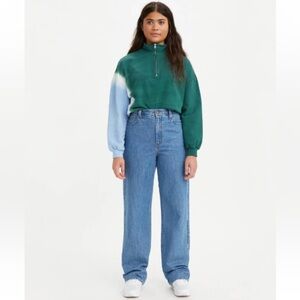 Levi’s high waisted straight jeans